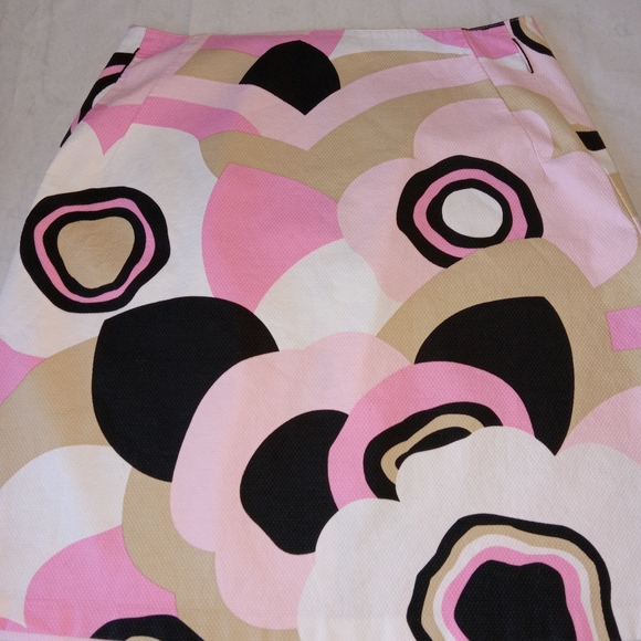 Elie Tahari Multi Colored Print Skirt XS/ Small - Picture 7 of 8